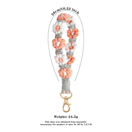 Macrame Flower Keychain