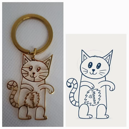 Keychain Drawing