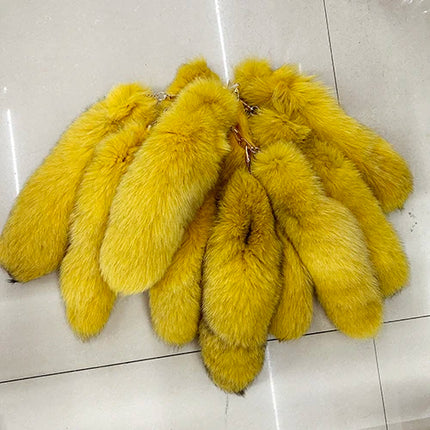 Fox Tail Keychain
