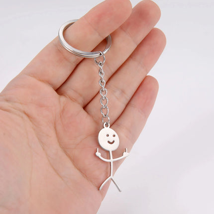 Middle Finger Keychain