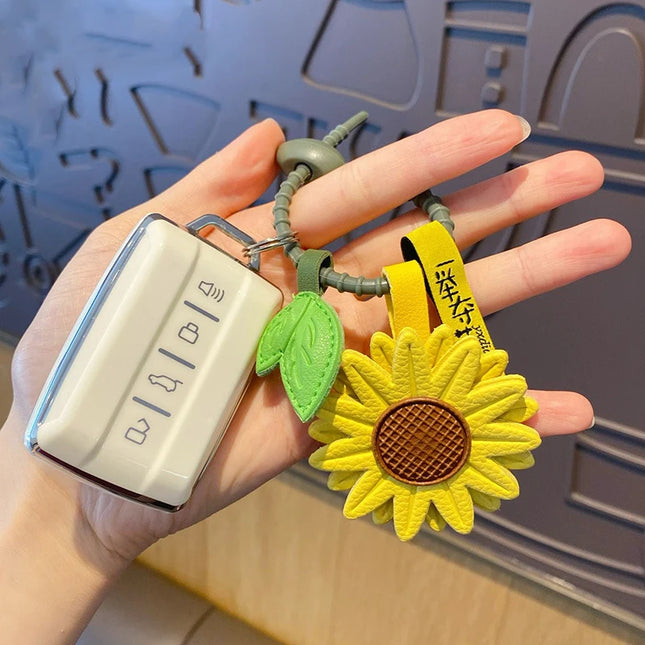 Sunflower Keychain