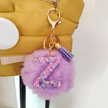 Resin Letter Keychain