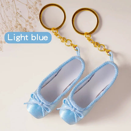 Pointe Shoe Keychain