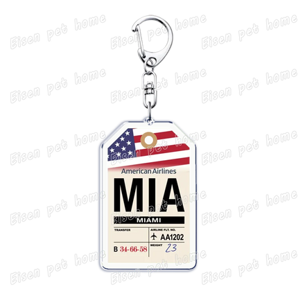Miami Keychain