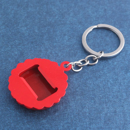 Bottle Cap Keychain