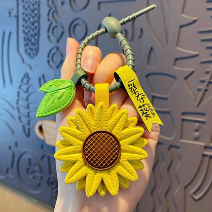 Sunflower Keychain