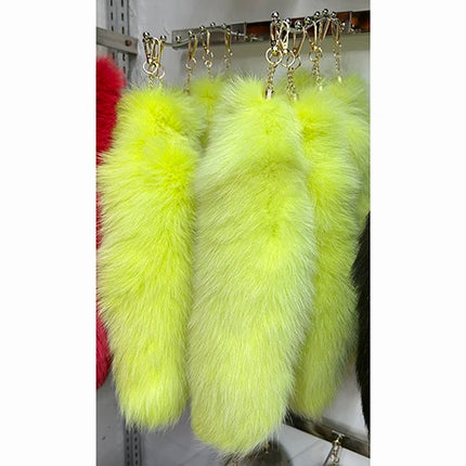 Fox Tail Keychain