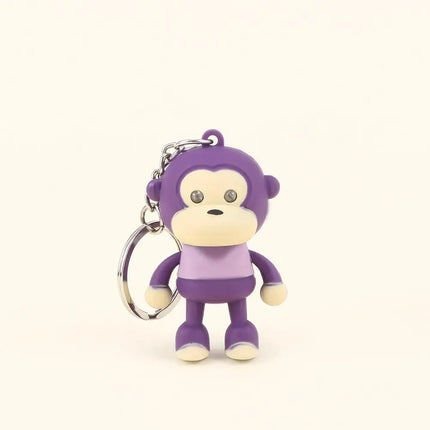 Monkey Flashlight Keychain