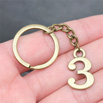 Number Keychain