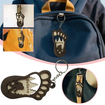 Bigfoot Keychain