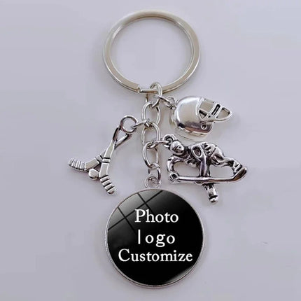 Hockey Keychain