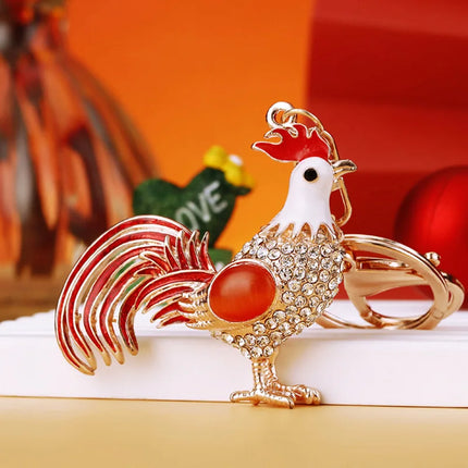 Rooster Keychain