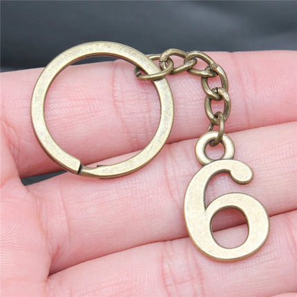 Number Keychain
