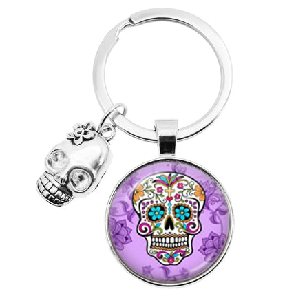 Sugar Skull Keychain