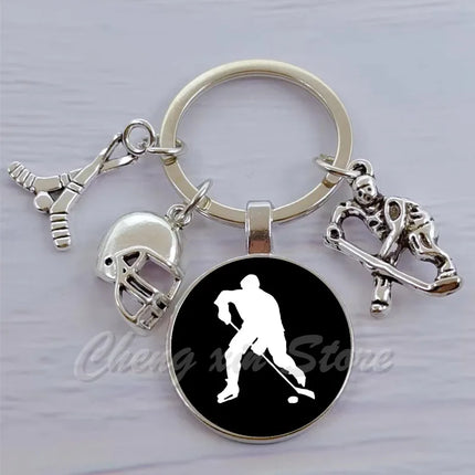 Hockey Keychain