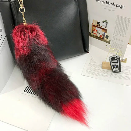 Fox Tail Keychain