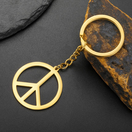 Peace Sign Keychain