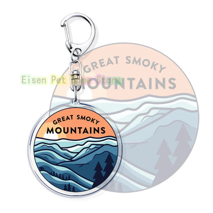 National Park Keychain