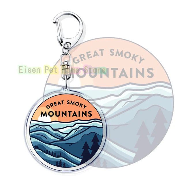 National Park Keychain