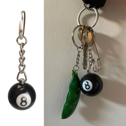 8 Ball Keyring