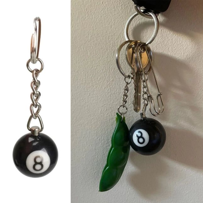 8 Ball Keyring