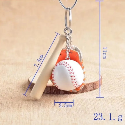 Baseball Glove Keychain
