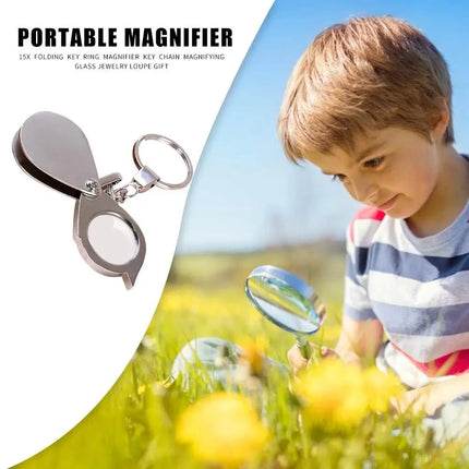 Keychain Magnifying Glass
