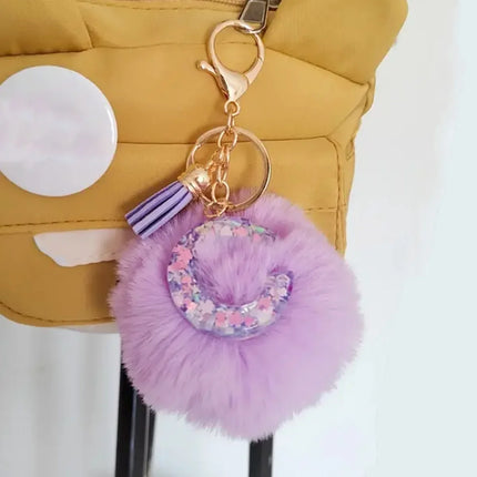 Resin Letter Keychain