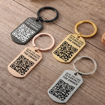 Qr Code Keychain