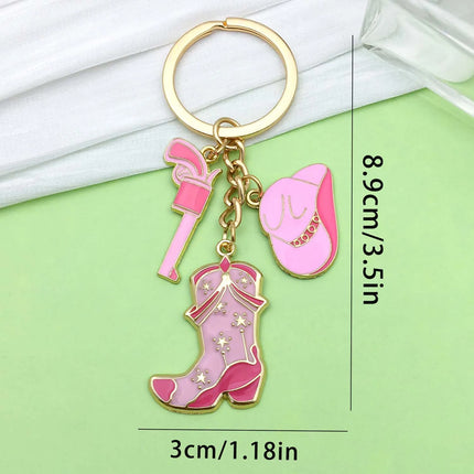 Cowboy Boot Keychain