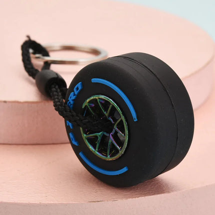 F1 Tire Keychain