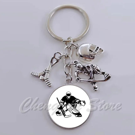 Hockey Keychain