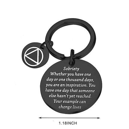 Sobriety Keychain
