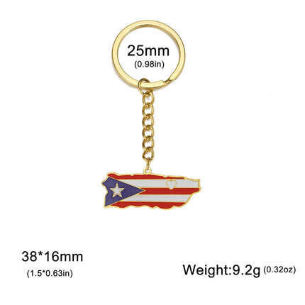 Puerto Rico Keychain