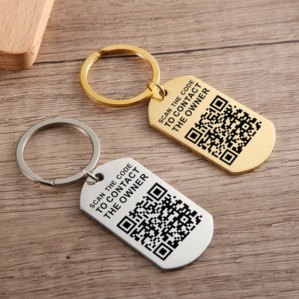 Qr Code Keychain