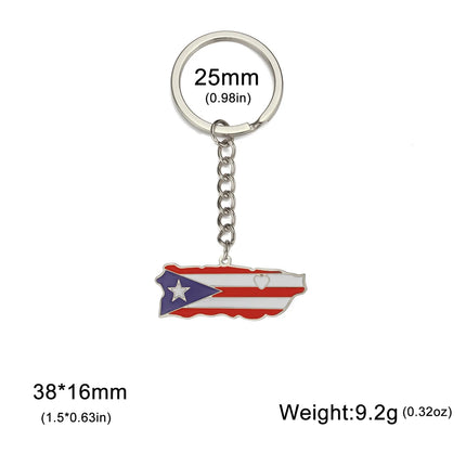 Puerto Rico Keychain