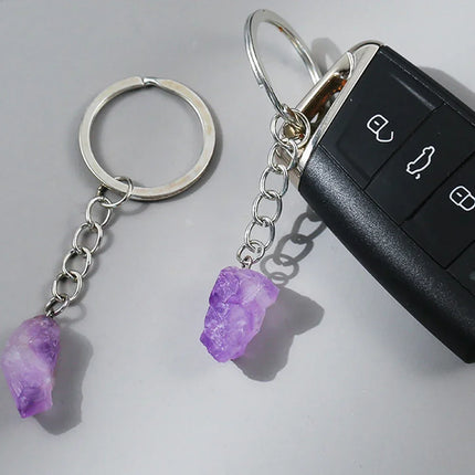 Amethyst Keychain