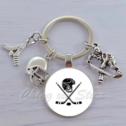 Hockey Keychain
