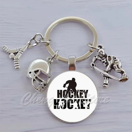 Hockey Keychain