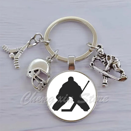 Hockey Keychain