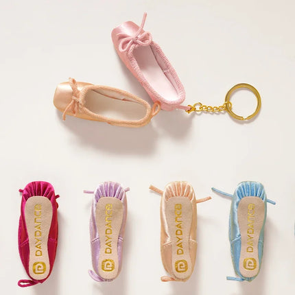 Pointe Shoe Keychain