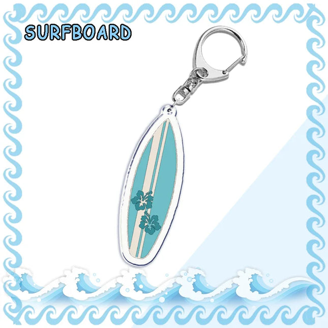 Surfing Keychain