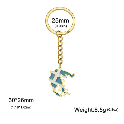 Greece Keyring