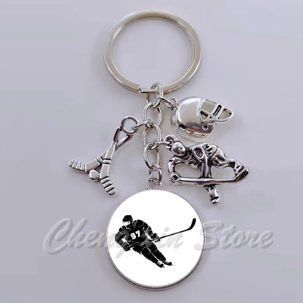 Hockey Keychain