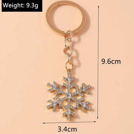Snowflake Keychain