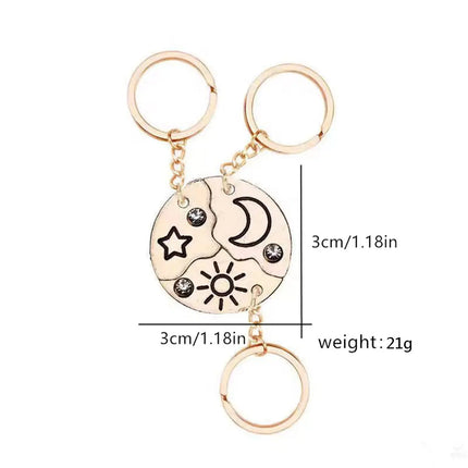 Best Friend Keychains For 3