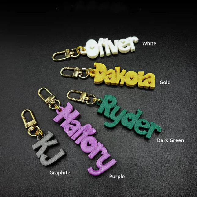 Acrylic Name Keychain