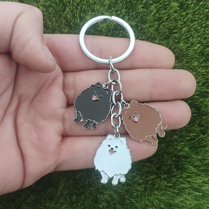 Pomeranian Keychain