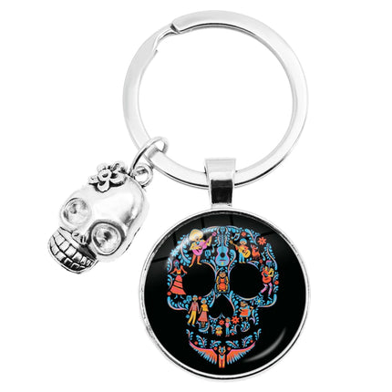Sugar Skull Keychain