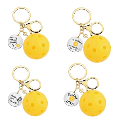 Pickleball Keychain